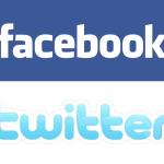 Twitter and Facebook